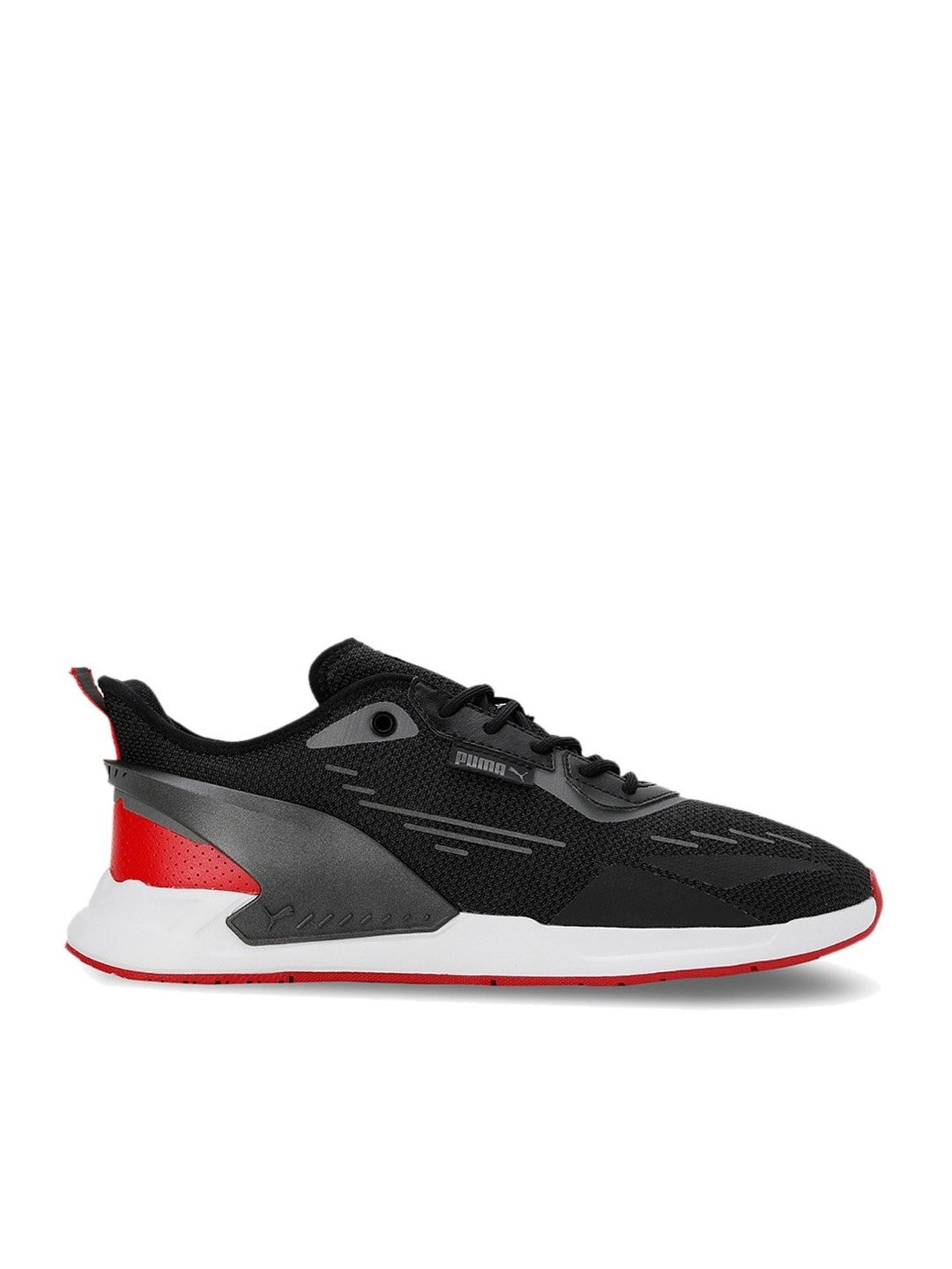 Puma Men's Scuderia Ferrari IONSpeed 2 Black Casual Sneakers