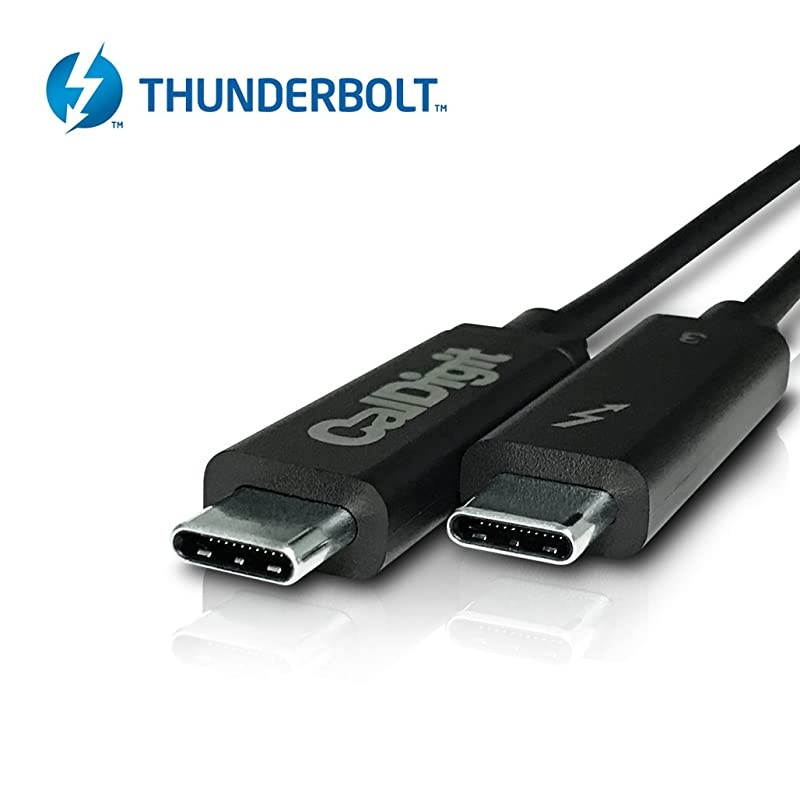 Intel Certified]  Thunderbolt 4 / USB 4 Cable - 40Gbps 100W Charging, Compatible with Thunderbolt 3 & USB-C, 2016+ MacBook Pro, 2020 M1 (0.8 Meter 2.62 Feet, Thunderbolt 4 / USB 4 Cable)