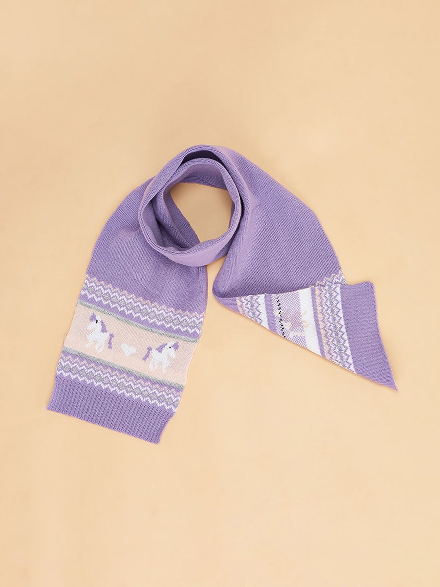 Skechers Crew Multicolor Printed Socks for Girls - Pack of 3