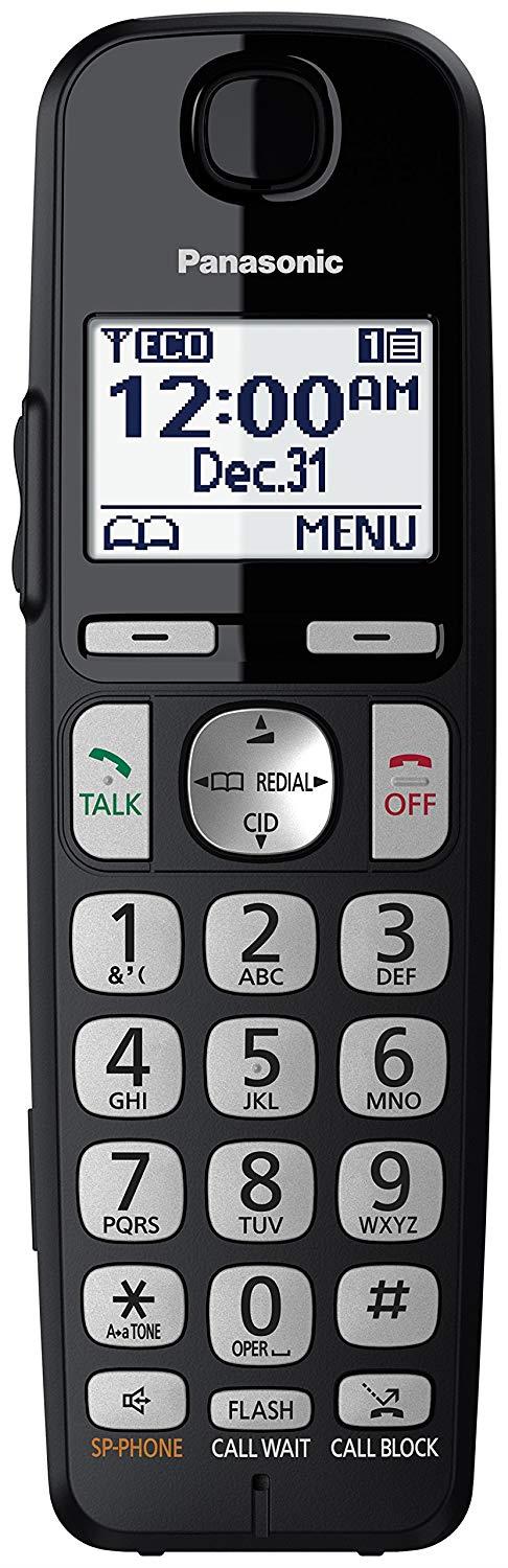 Panasonic Accessory Cordless Handset (KX-TGEA40B1) Panasonic KX-TGE433B/KX-TGE445B Telephone Models