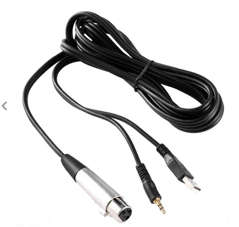 USB Condenser Microphone Studio Recording PC MIC with Stand Tripod