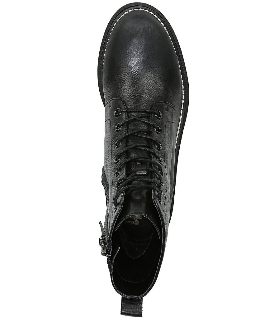 Sam Edelman Garret Leather Lug Sole Combat Booties