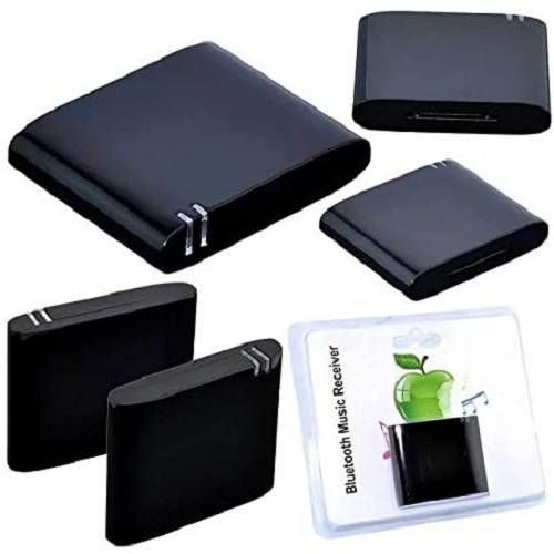 Pandada 30 Pin Bluetooth A2DP Music Receiver Audio Adapter for iPhone iPod iPad, Black