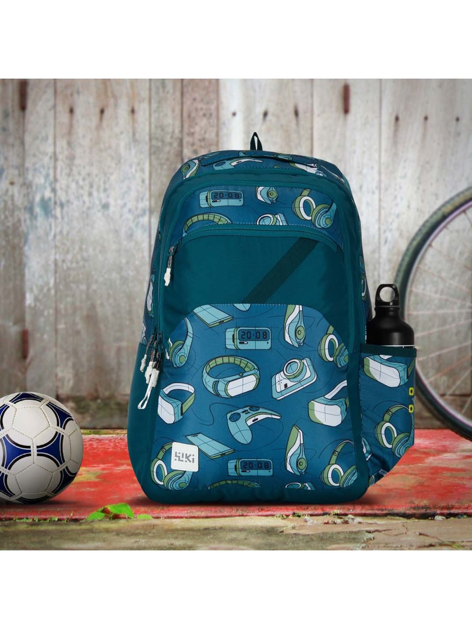 Wiki 29.5 Ltrs Blue Medium Backpack