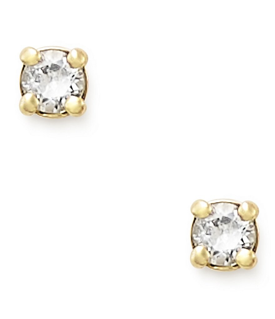 James Avery Petite Birthstone Ear Posts with Lab-Created Sapphires