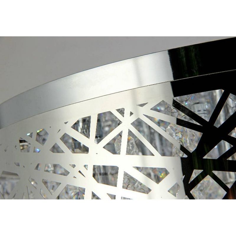 16" x 16" x 6" Rubens 5 Light Chrome Chandelier Silver - Warehouse of Tiffany