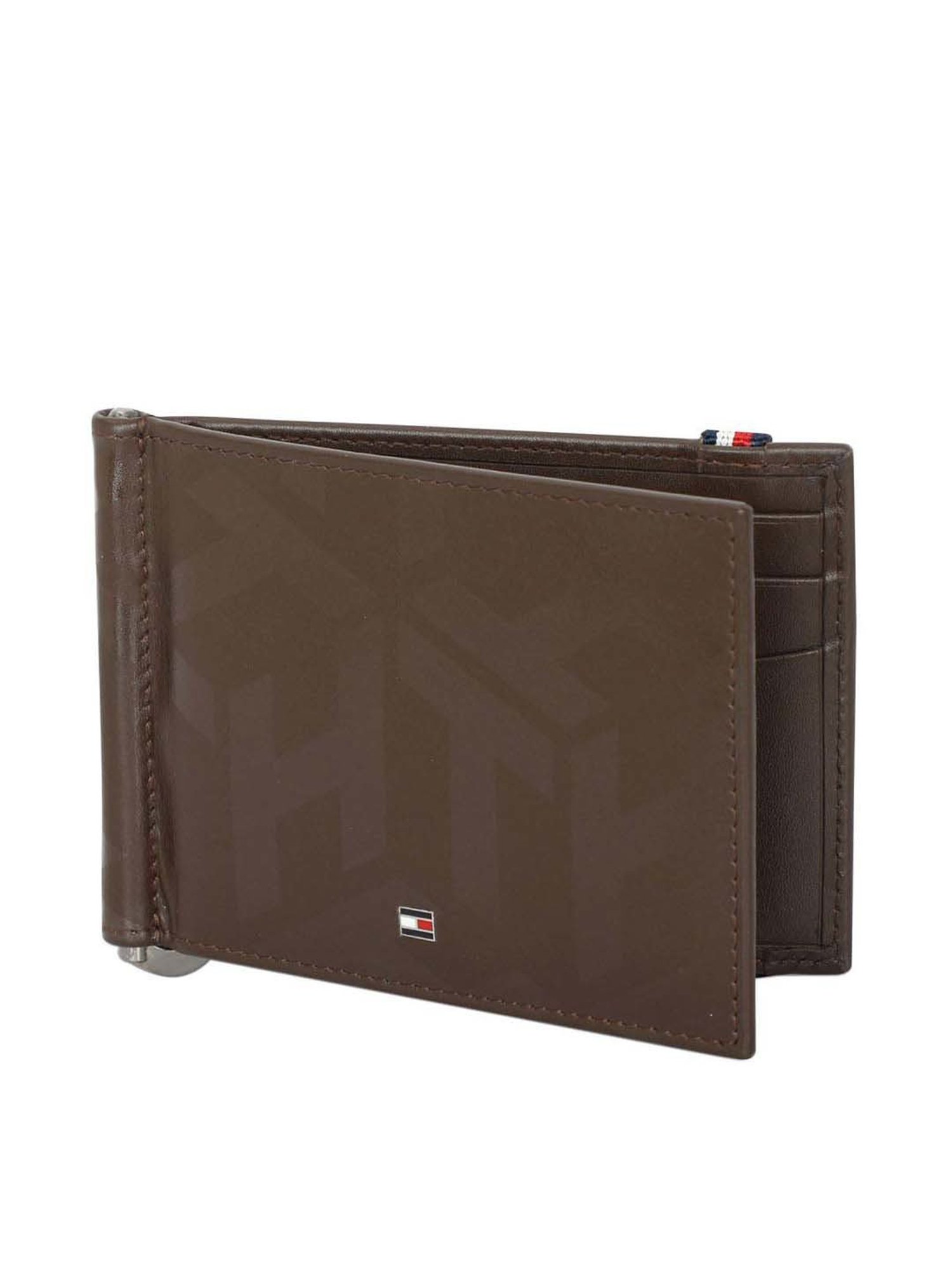 Tommy Hilfiger Reich Brown Casual Leather Bi-Fold Wallet for Men