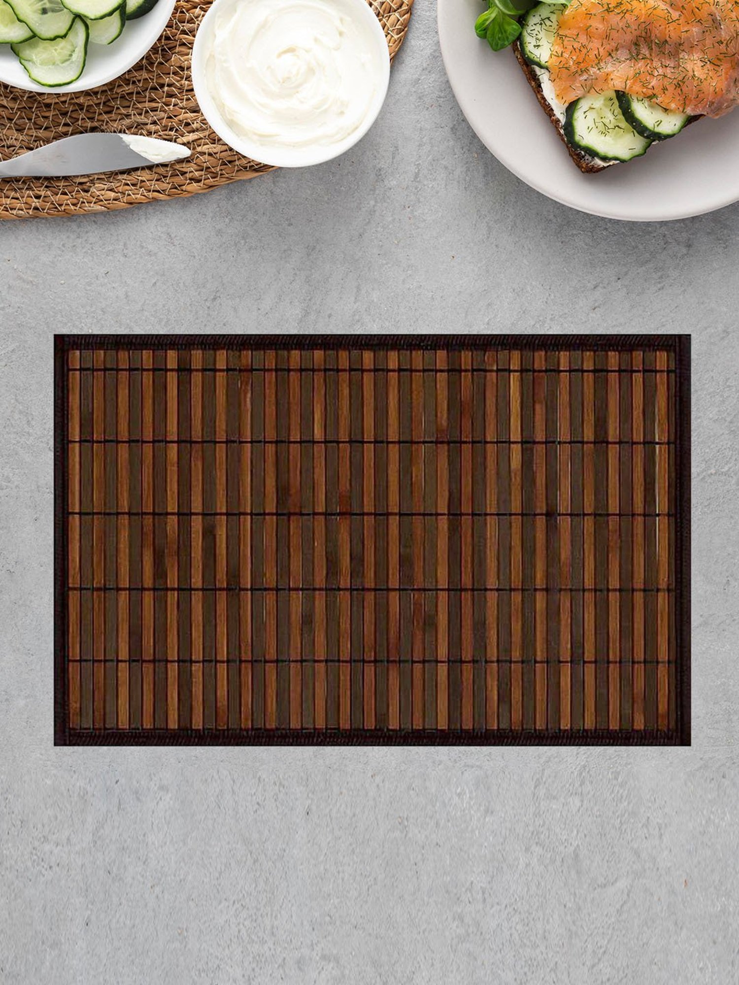 Freelance Brown Bamboo Set of 6 Placemats