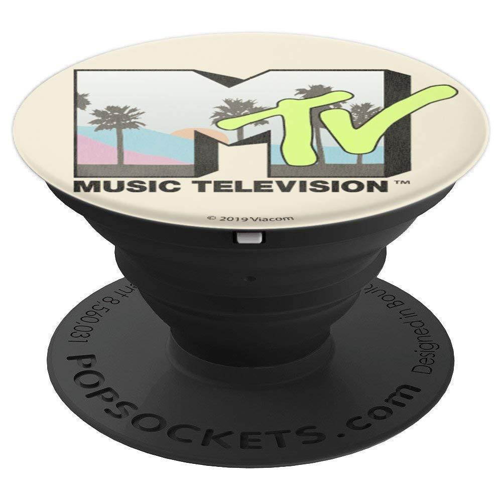 MTV Music Television Spring Break Logo Fill PopSockets Grip and Stand for Phones and Tablets
