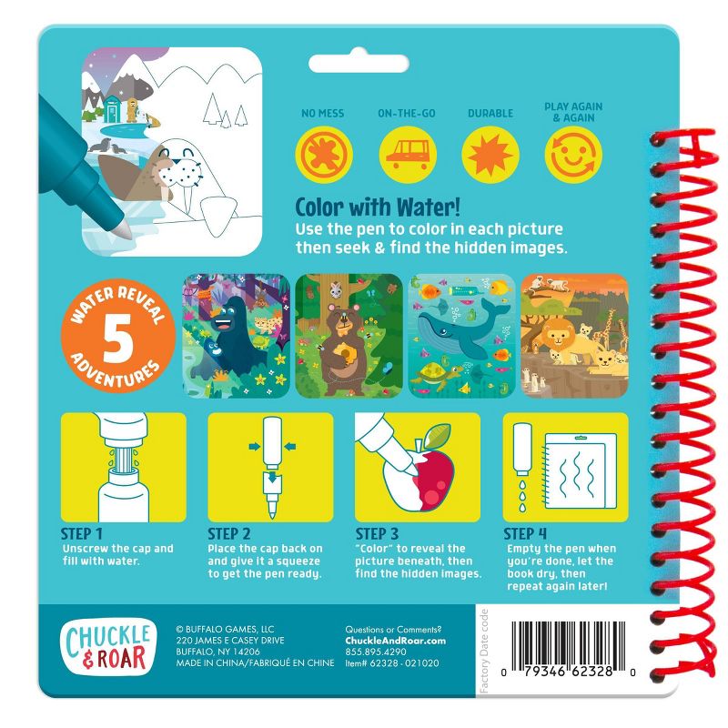 Chuckle & Roar Aqua Draw Animal Friends - Color With Water!