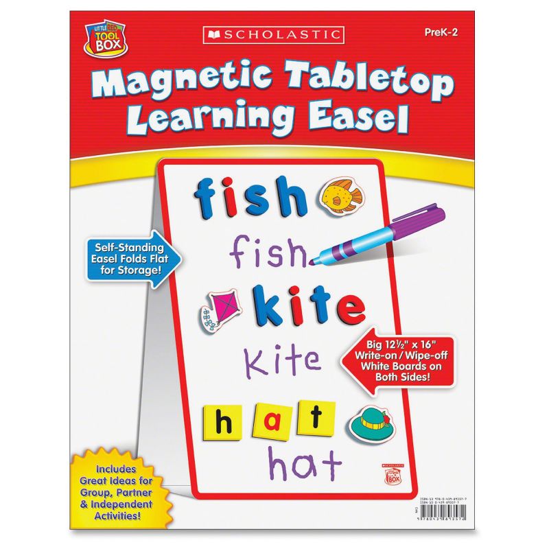 Scholastic Magnetic Tabletop Learning Easel Ages 4-7 SC989357