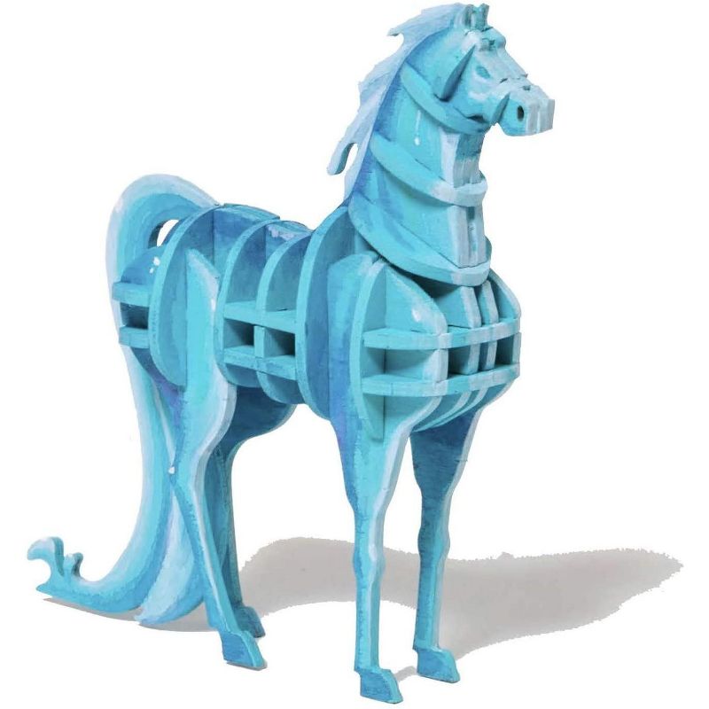 Incredibuilds Disney Frozen 2 Water Nokk Horse Book & Wood Model Kit