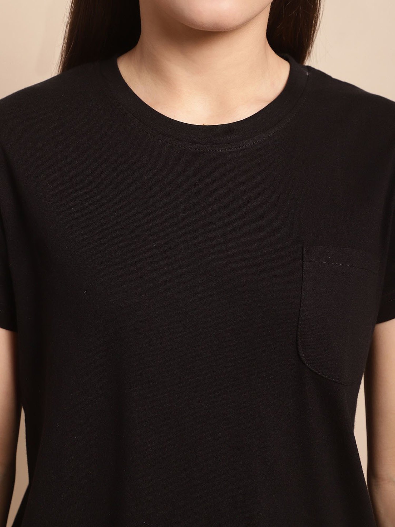 Boston Club Black & Pink Printed Top With Pyjamas