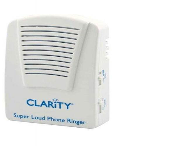 Clarity - 55173 Super Phone Ringer 95dB WHITE
