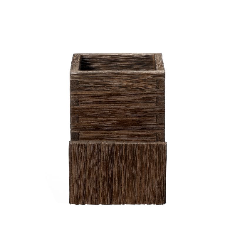 Zodaca Pen Holder, Ceramic Pencil Cup Desk Organizer Makeup Brushes Holder with Gold Accent, Shiny Pearl White