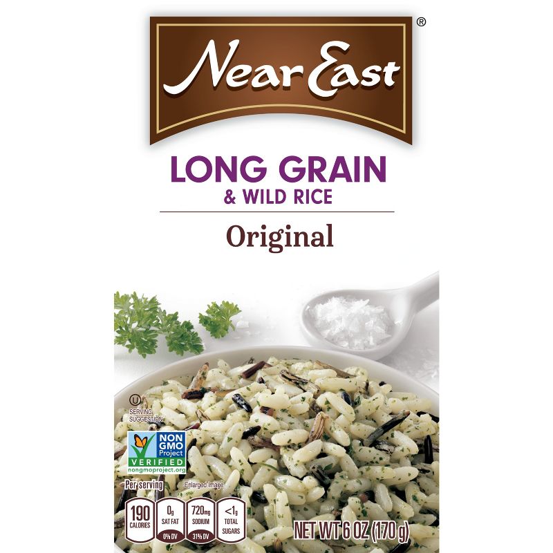 Near East 100% Natural Original Long Grain & Wild Rice - 6oz
