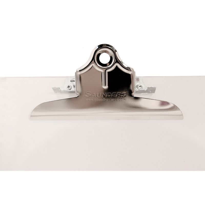Saunders Recycled Plastic Clipboards 1" Clip Cap 8 1/2 x 12 Sheets Clear 21803