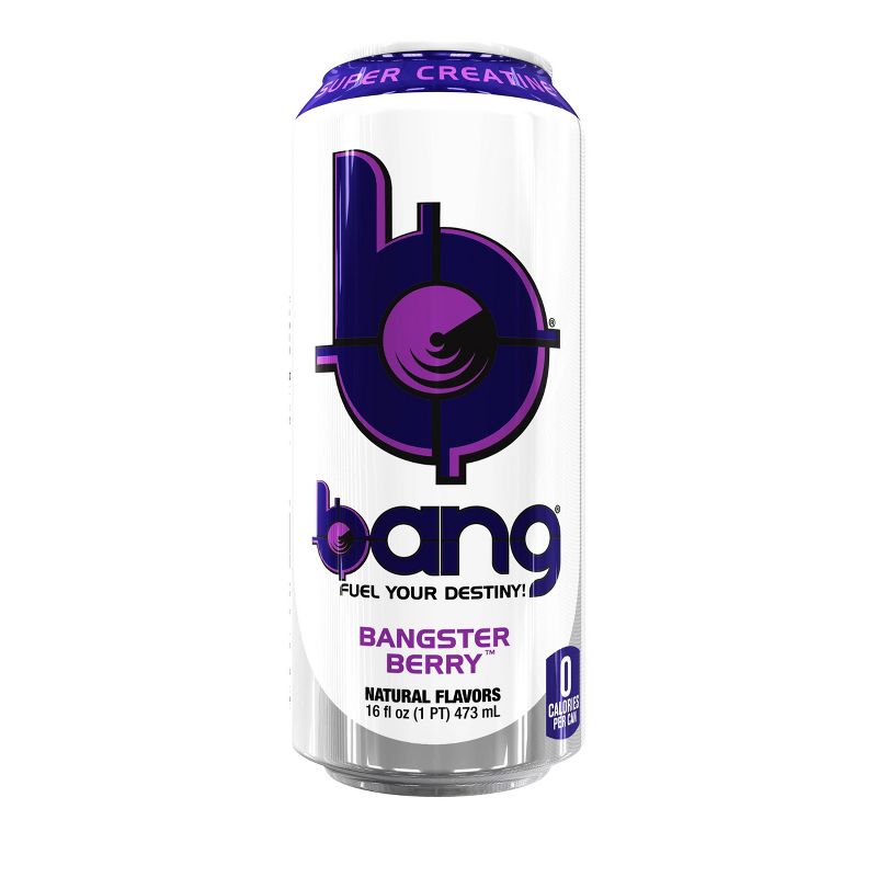 BANG Bangster Berry Energy Drink - 16 fl oz Can