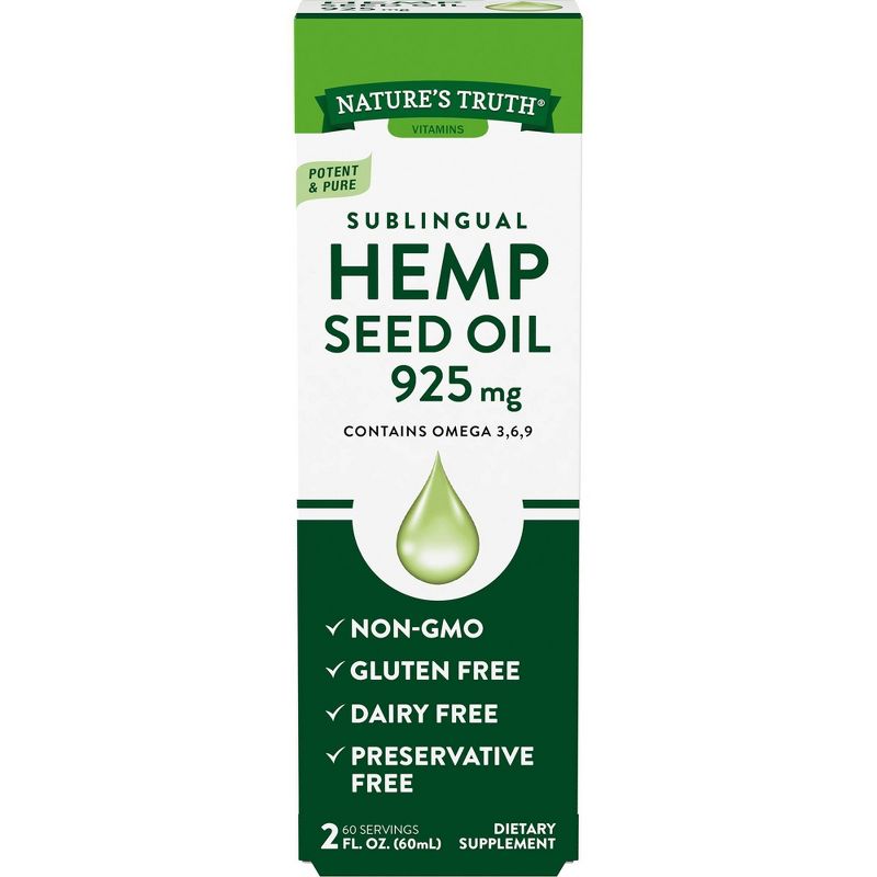 Nature's Truth Hemp Seed Oil - 2 fl oz