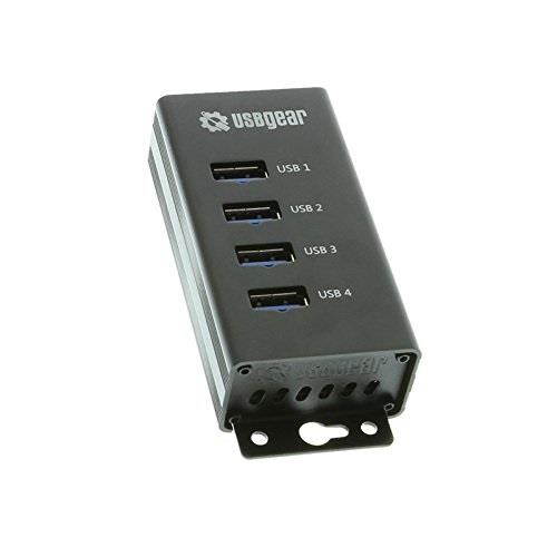USBGear 4-Port USB 3.0 Mountable Charging and Data Hub