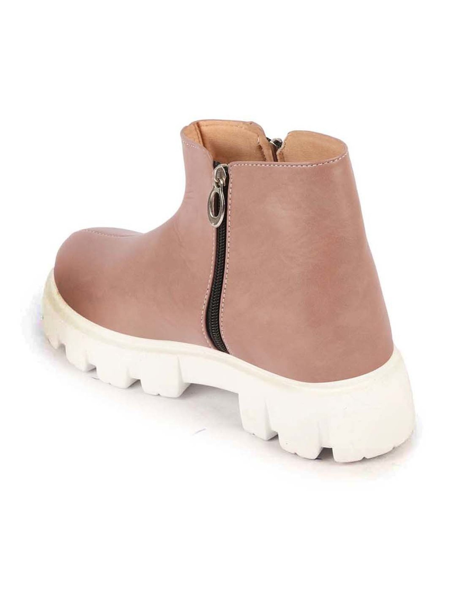 Fausto Women's Peach Casual Boots