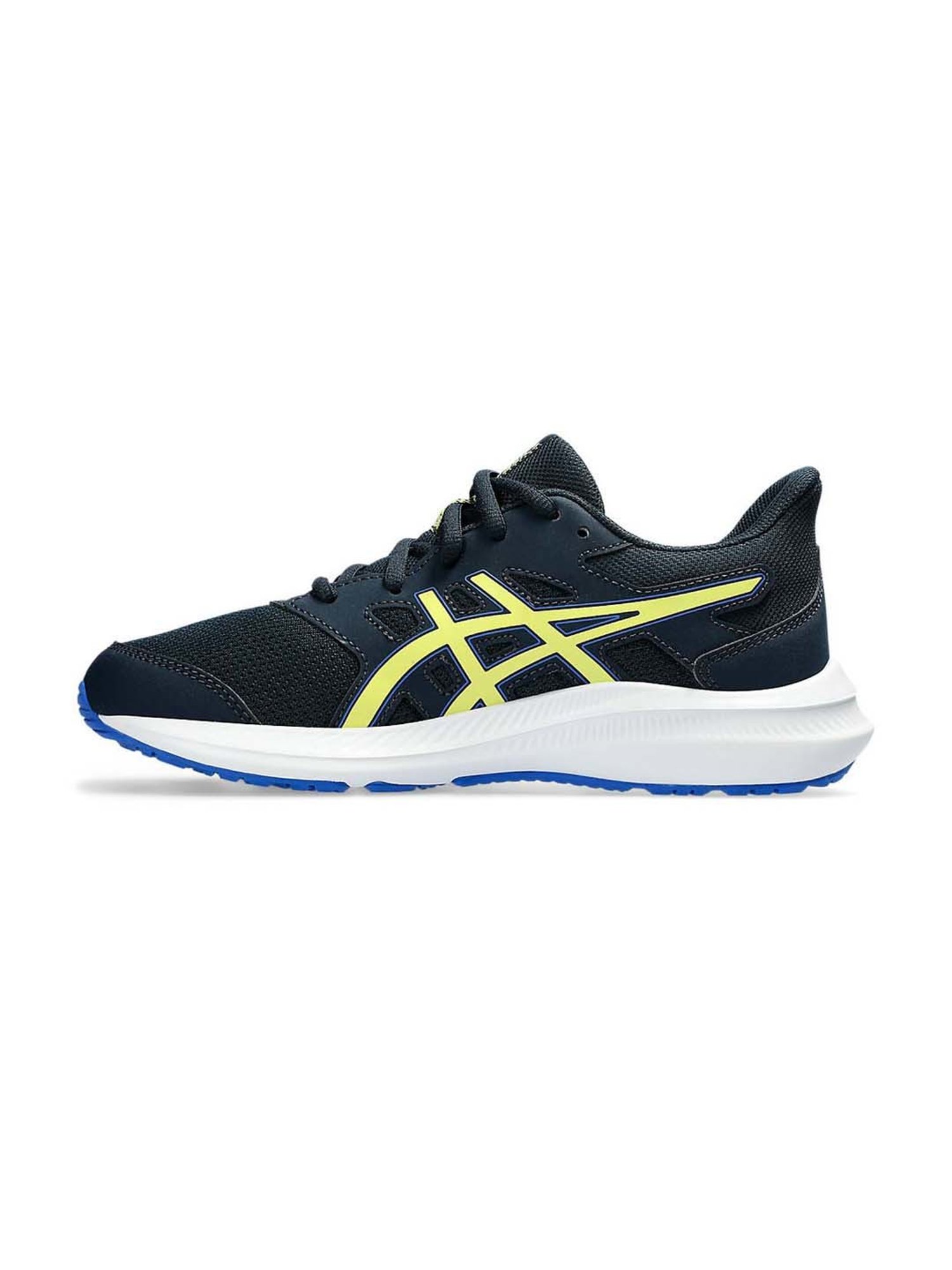 Asics Kids JOLT 4 GS French Blue & Yellow Running Shoes
