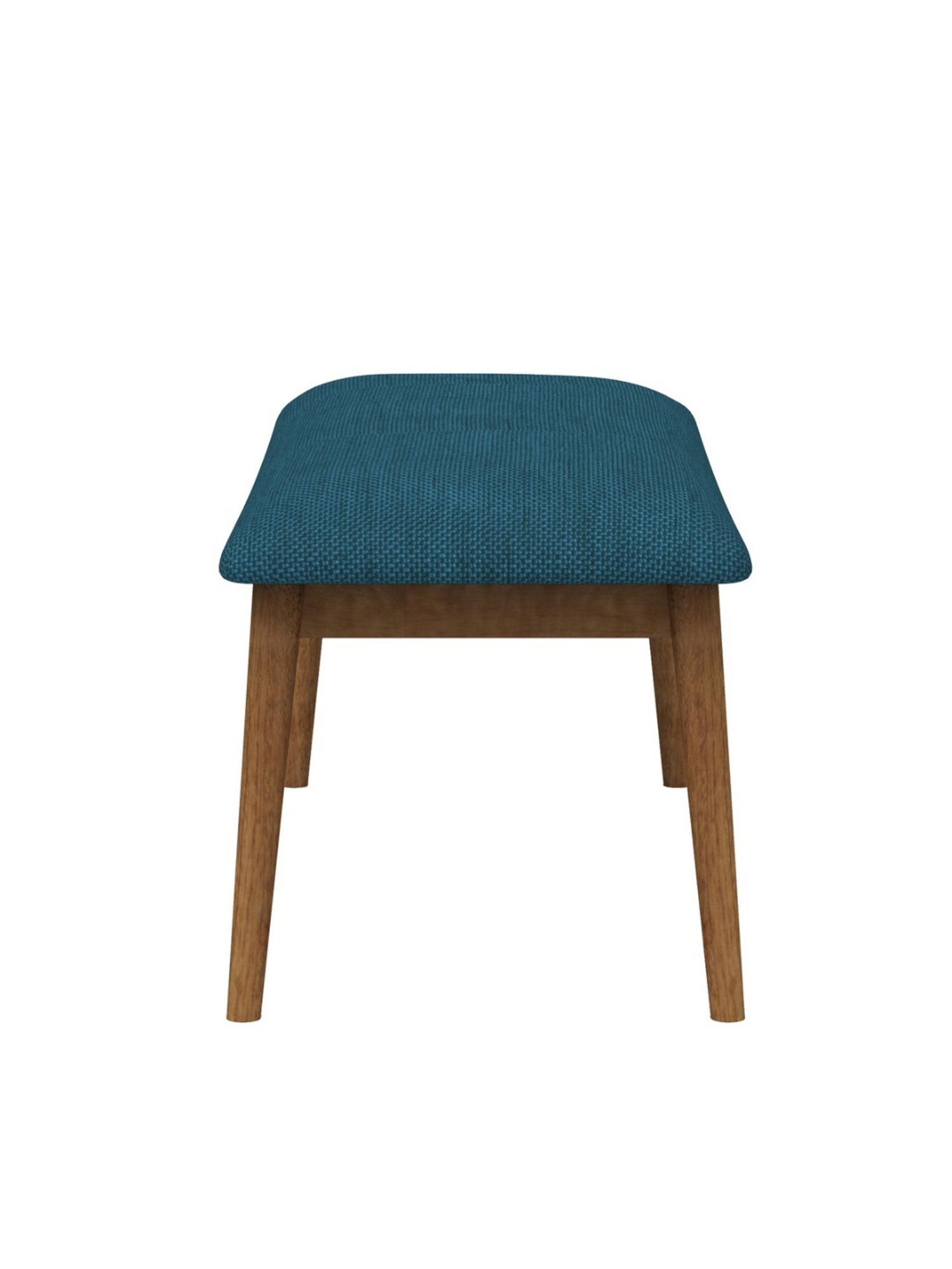 Chumbak Jodhpur Mediterranian Solid Blue Sheesham Wood Bench