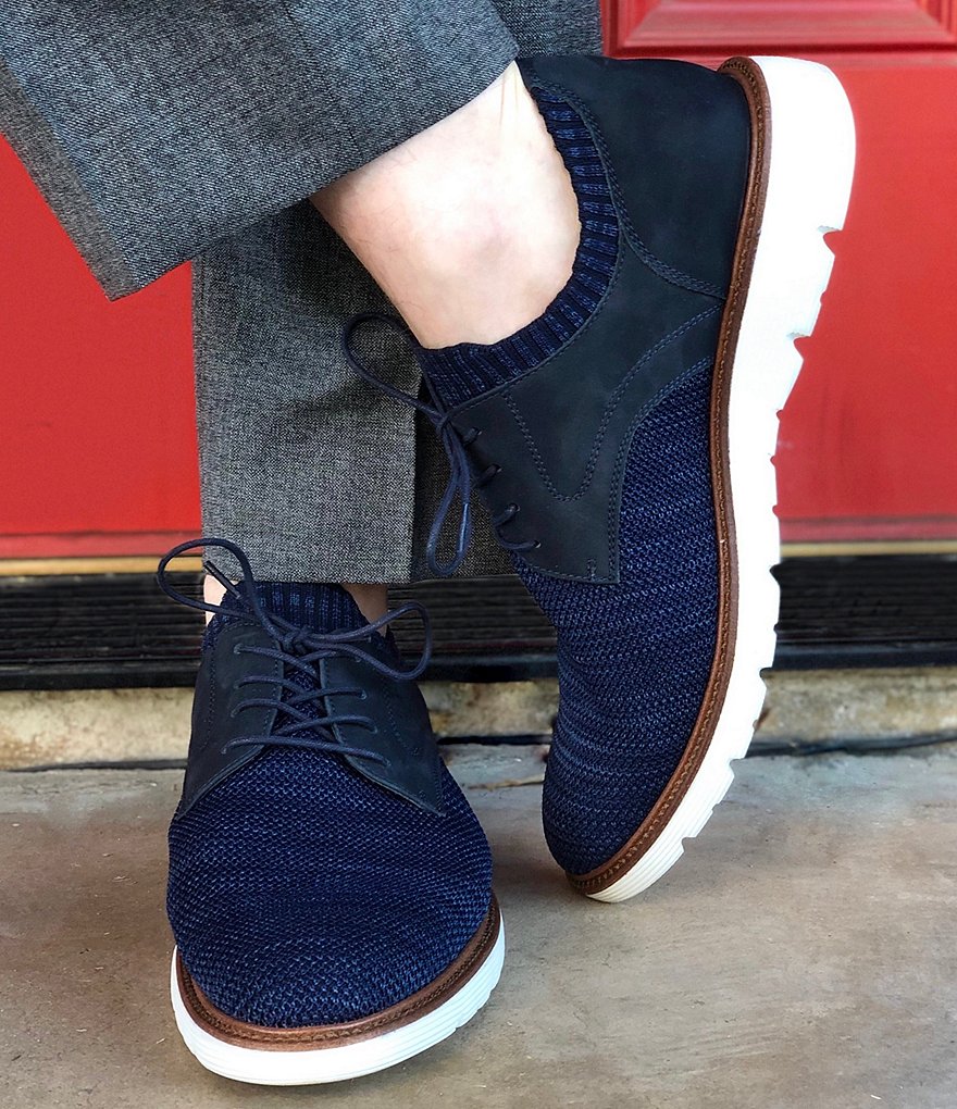 Flag LTD. Men's Shelby Plain Toe Knit Hybrid Casual Shoes