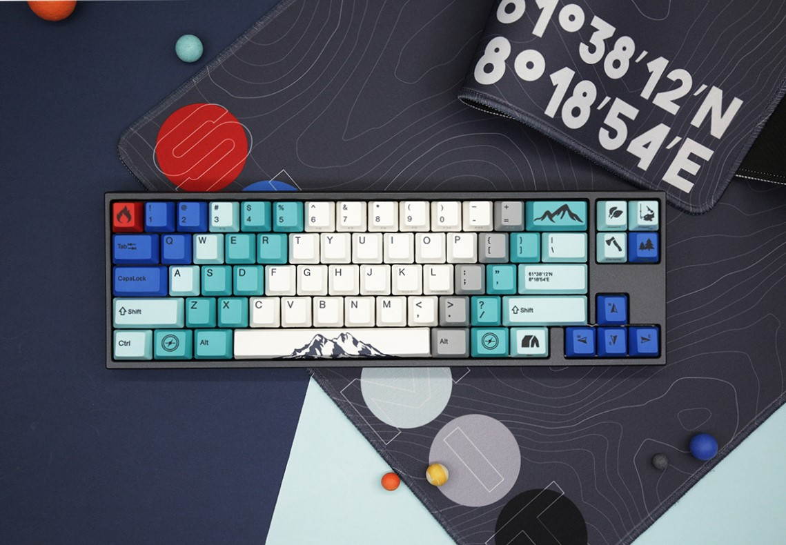 Varmilo Miya68Mac Summit Cherry MX Silent Red Switch Keyboard 68Keys USB Type-C Wired Keyboard PBT Keycaps