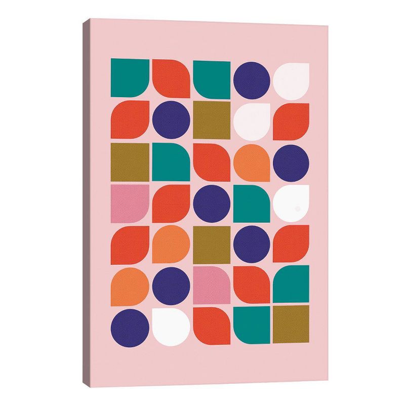 Colorful Geometry by Show Me Mars Unframed Wall Canvas - iCanvas