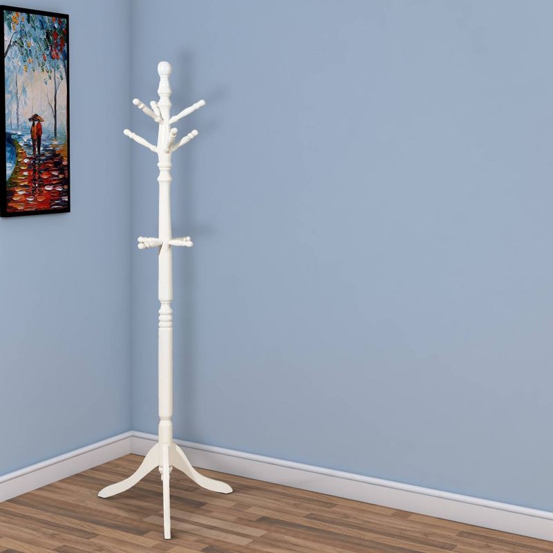 Quatro Umbrella Stand & Coat Rack Steel - Adesso