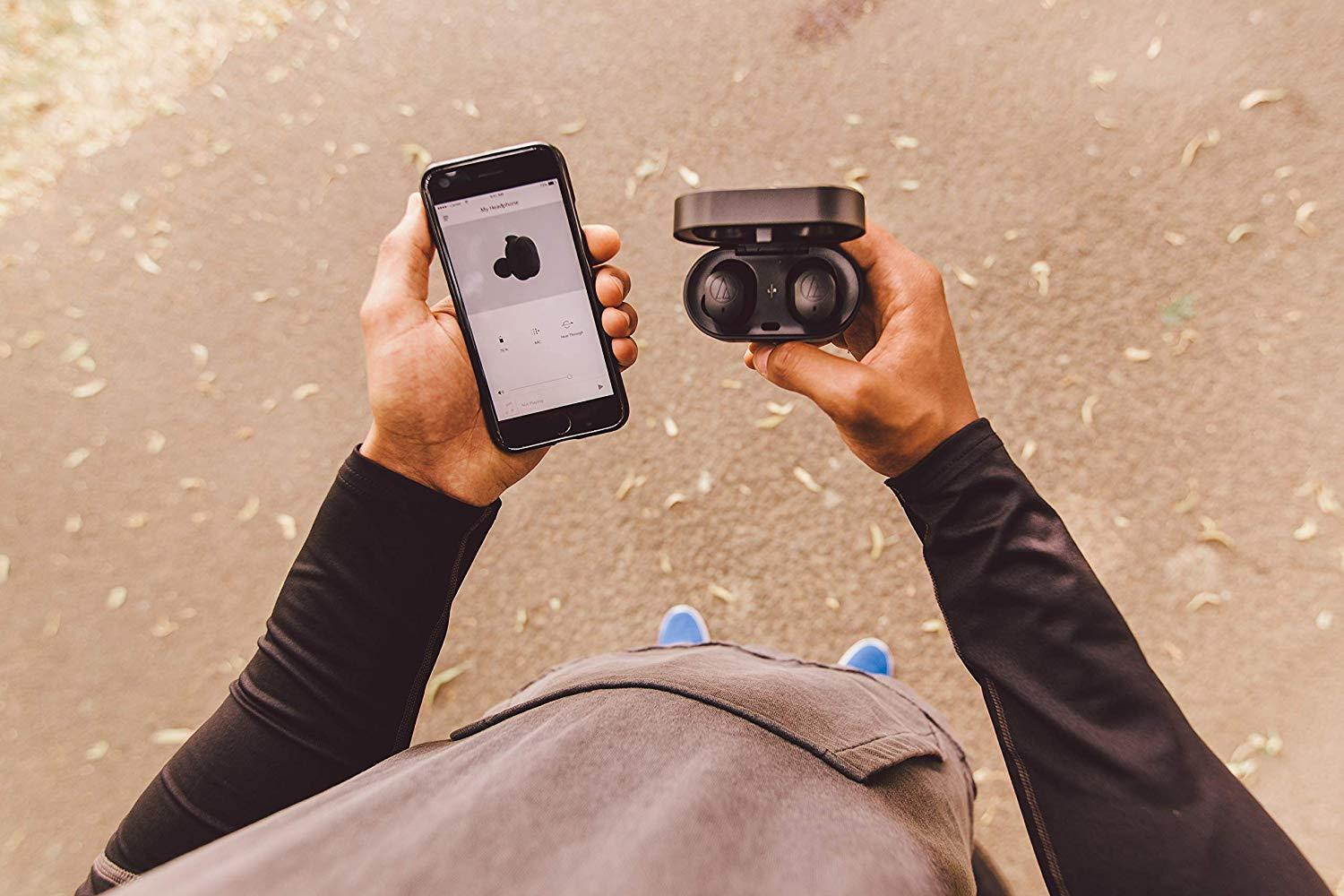 AUDIO TECHNICA ATH-SPORT7TWGY TRUE WRLS INEAR SPORT HDPS GY