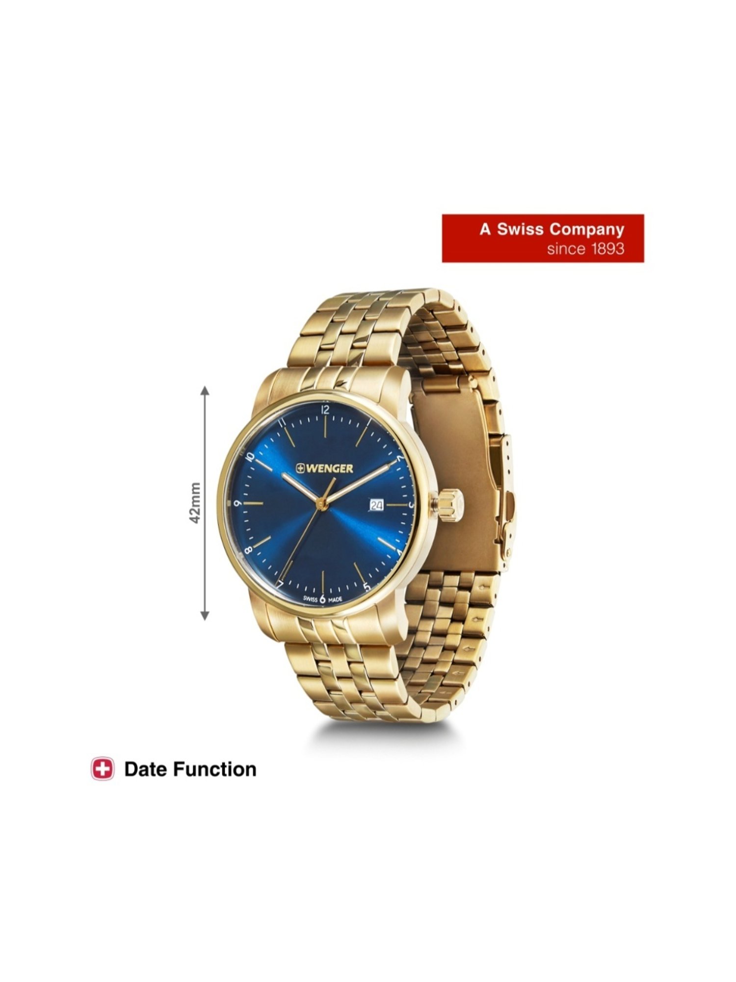 Wenger Swiss Made 01.1741.127 Urban Classic Analog Watch for Men