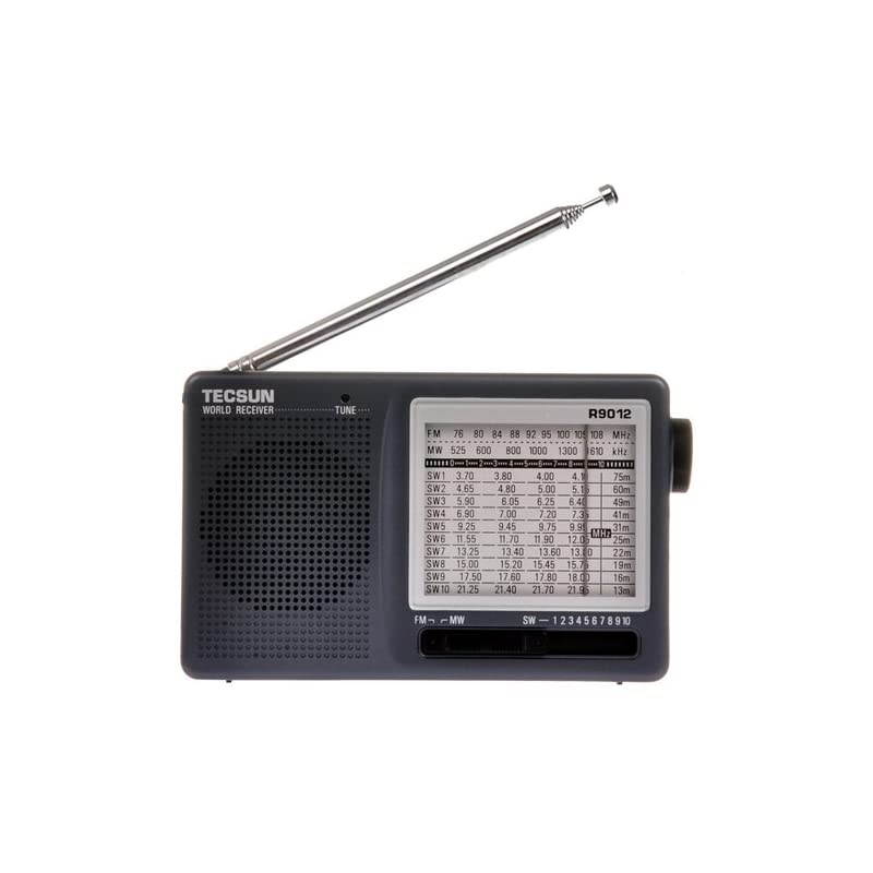 R-9012 AM/FM/SW 12 Bands Shortwave Radio Portable Receiver Gray