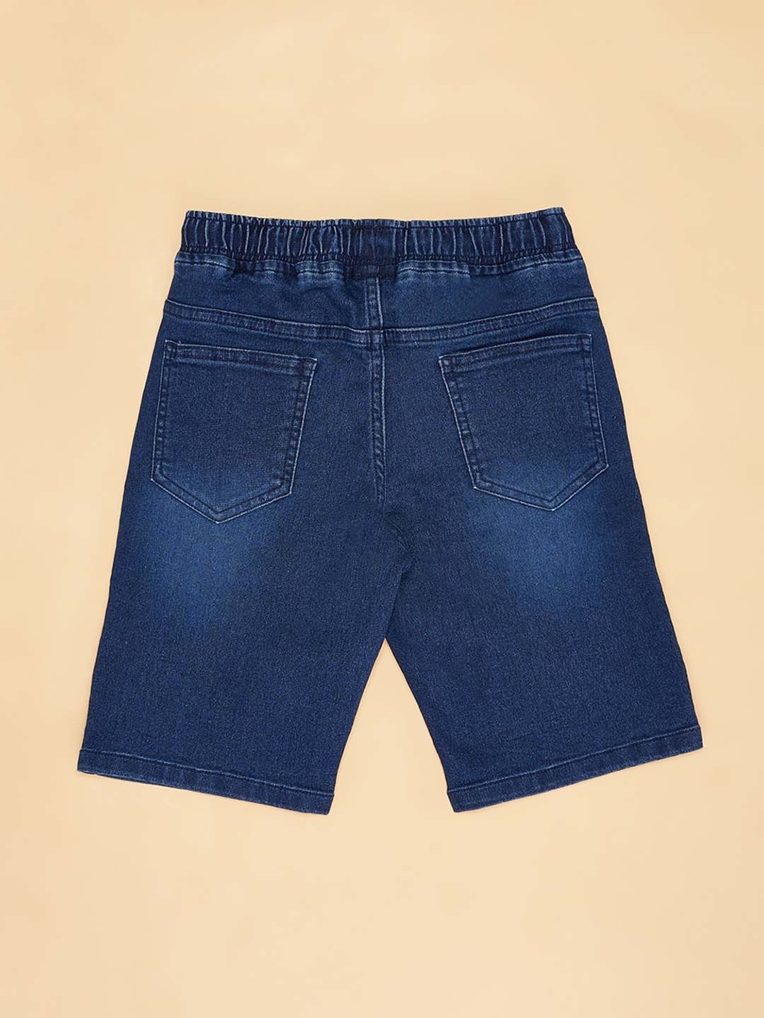 YU by Pantaloons Kids Blue Regular Fit Shorts