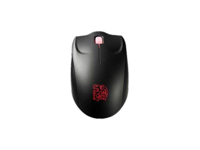 Tt eSPORTS Black Wired Optical Mouse