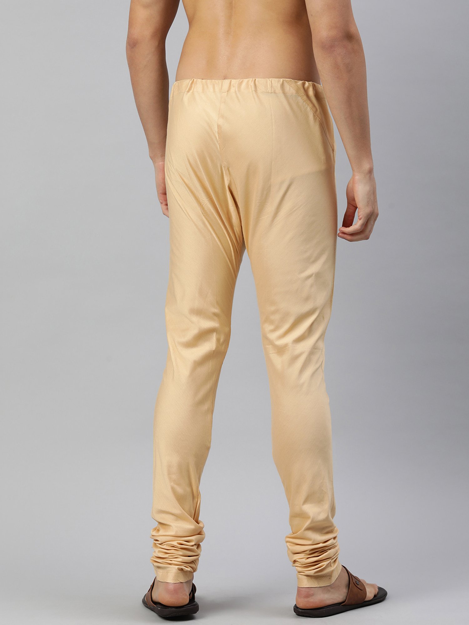 Manthan Dark Fawn Regular Fit Churidars