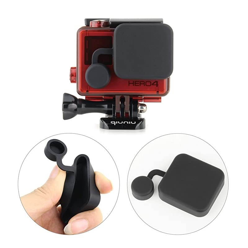 Dive Housing Case for GoPro Hero 4, GoPro Hero 3 and GoPro Hero 3+ Action Camera - Up to 40 Meters (131 feet) Underwater - Transparent Red