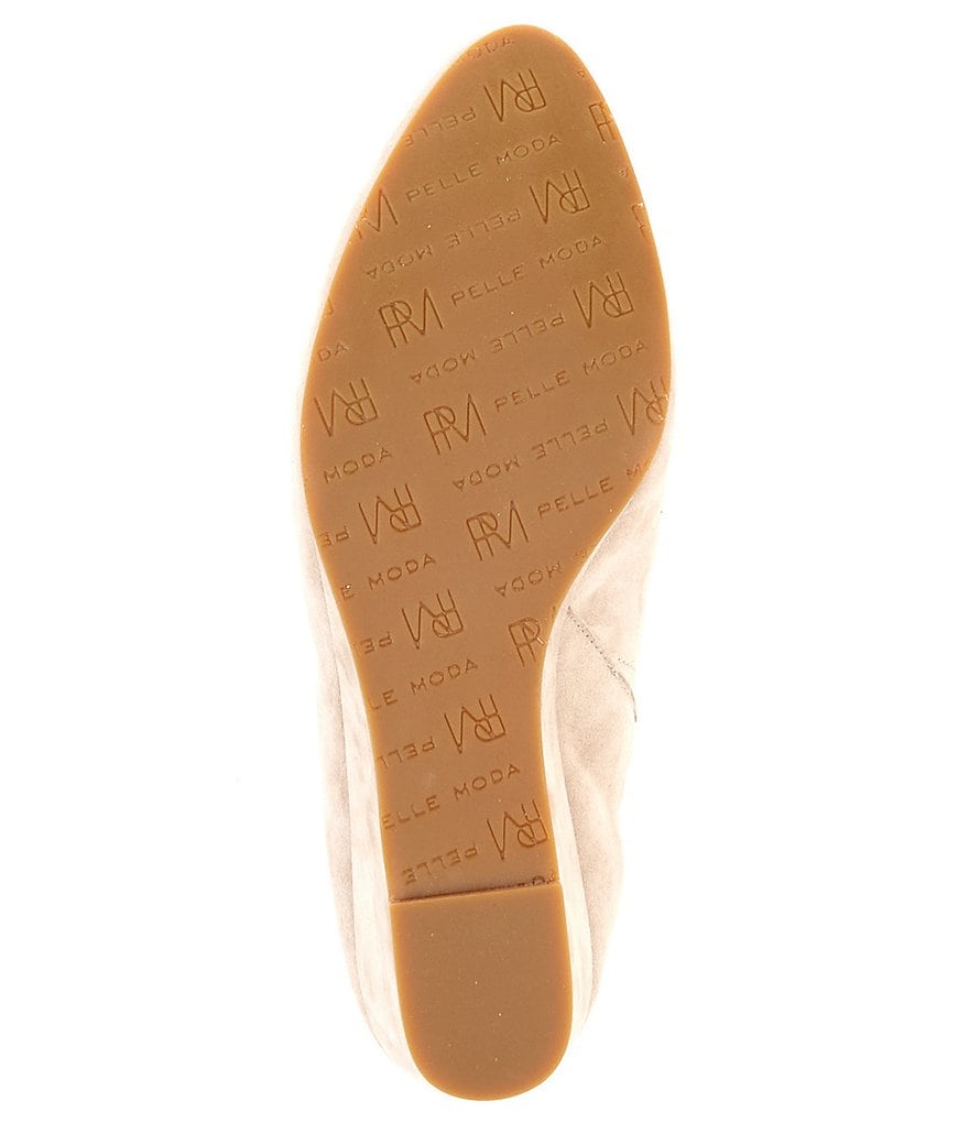Pelle Moda Kiko Suede Wedge Mules