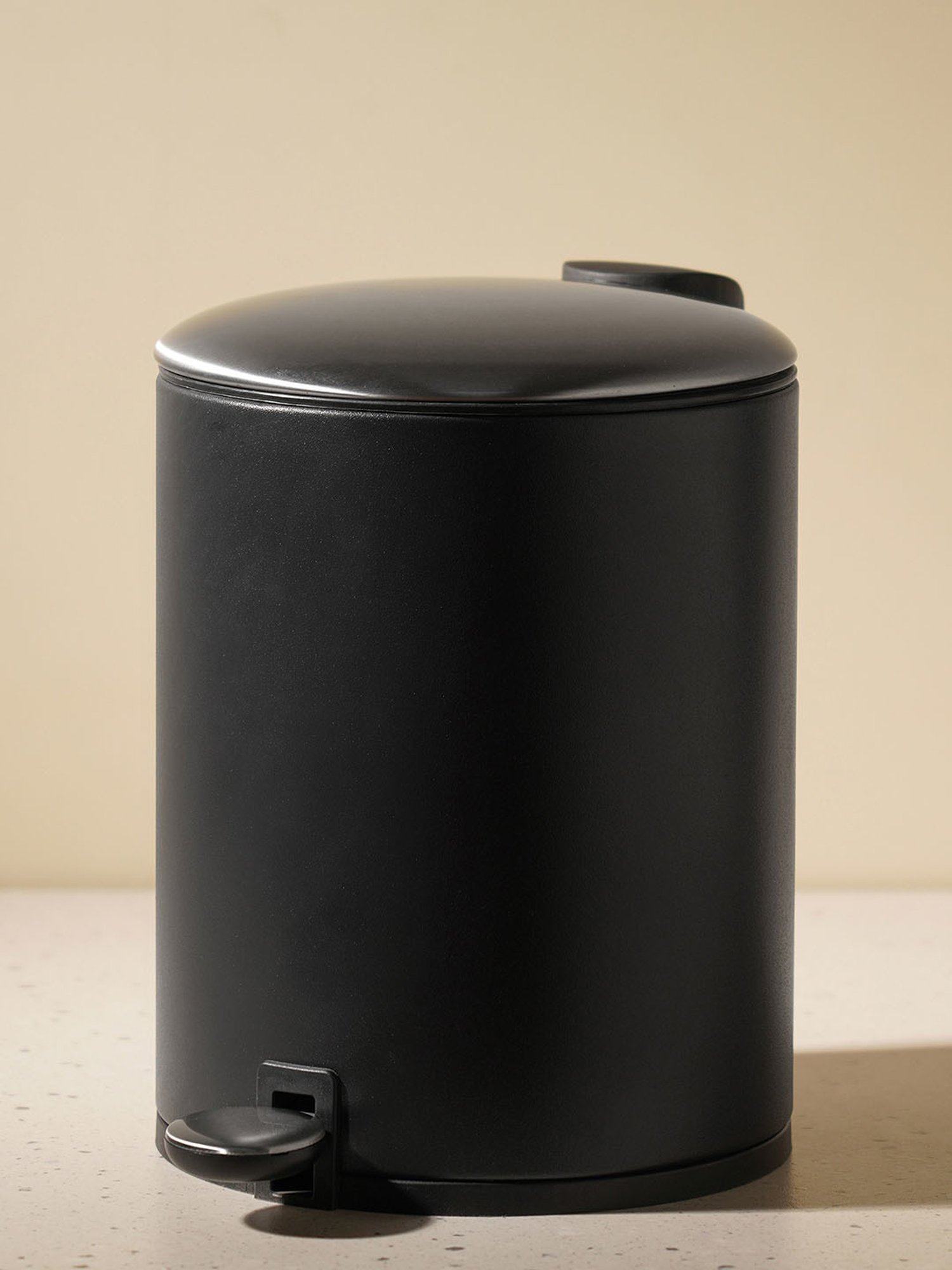 Pure Home and Living Black Stainless Steel Bins