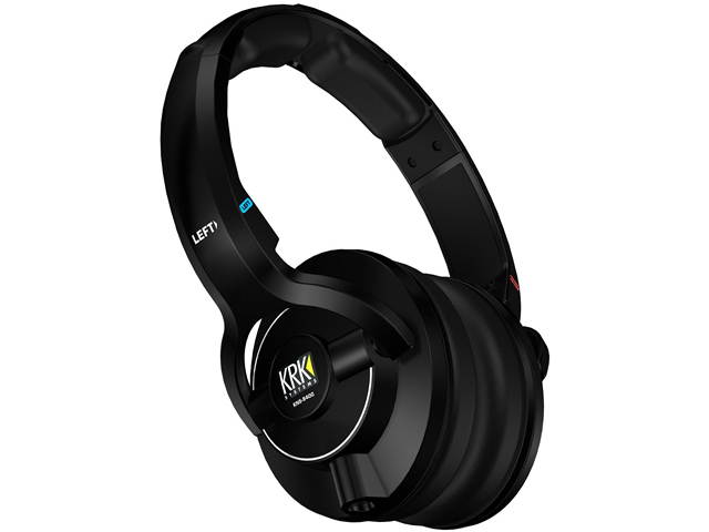 KRK Black KNS 8400 Circumaural Closed Back Studio Headphones