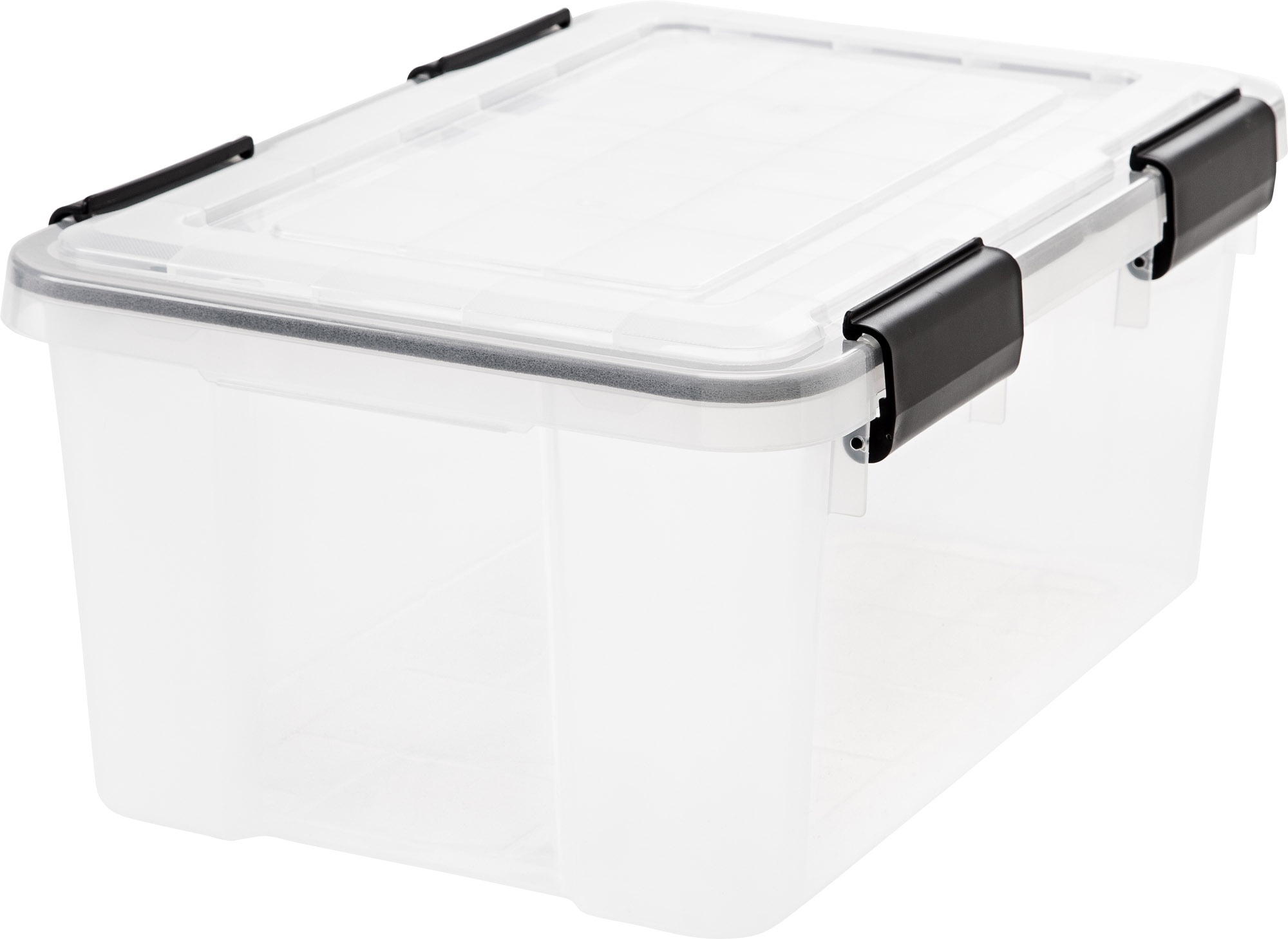 IRIS WEATHERTIGHT Storage Box, 19 Quart, 1 Pack, Clear