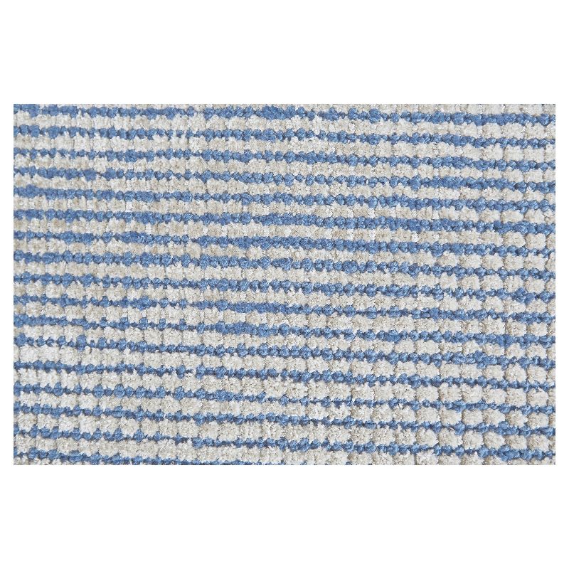8'X11' Solid Woven Area Rugs Azure - Weave & Wander
