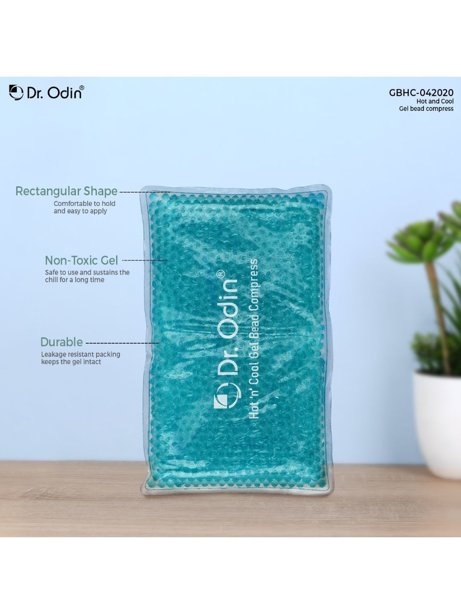 Dr. Odin Gel Bead Hot and Cool Pack (Blue)