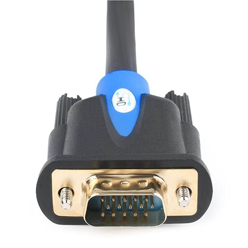 VGA Cable, VGA to VGA HD15 Monitor Cable for PC Laptop TV Projector-3Feet