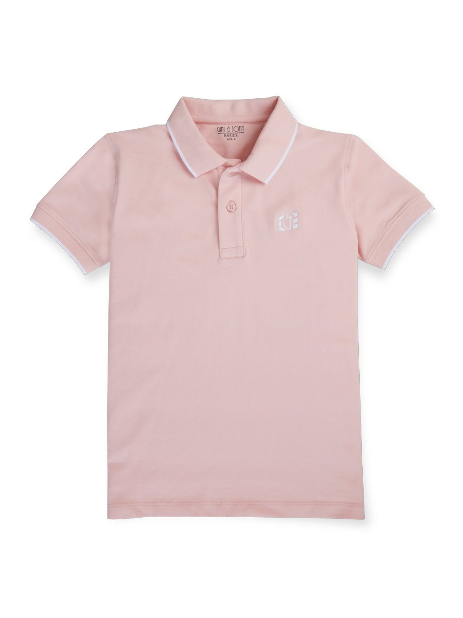 Pantaloons Junior Multicolor Cotton Striped Polo T-Shirt