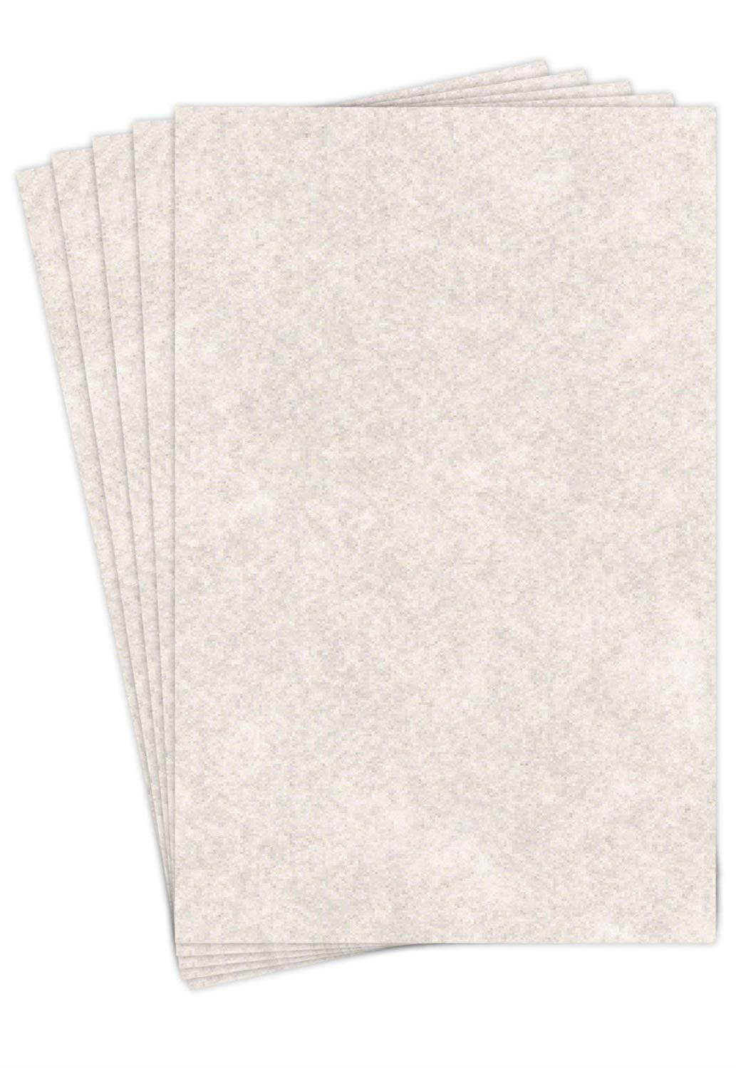 Stationery Parchment, 65lb. Cover Stock 11 X 17 Inches, 50 Sheets (Pewter)
