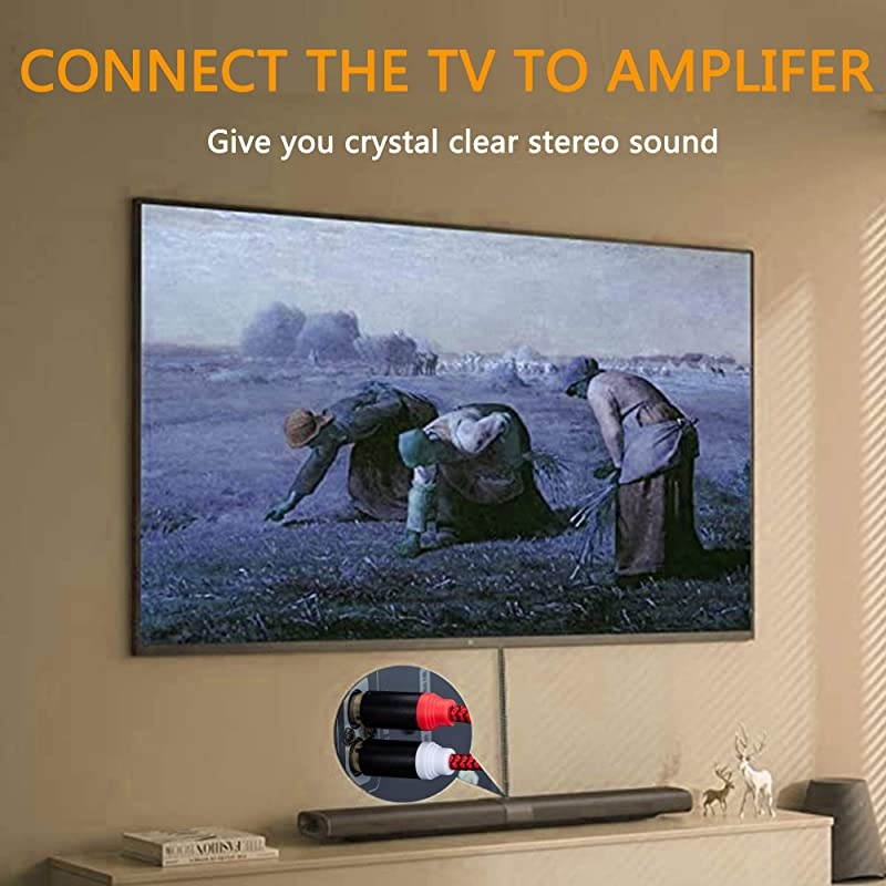 Digital Audio Coaxial Cable | Subwoofer Cable &ndash; (S/PDIF) RCA Cable, 200 Feet