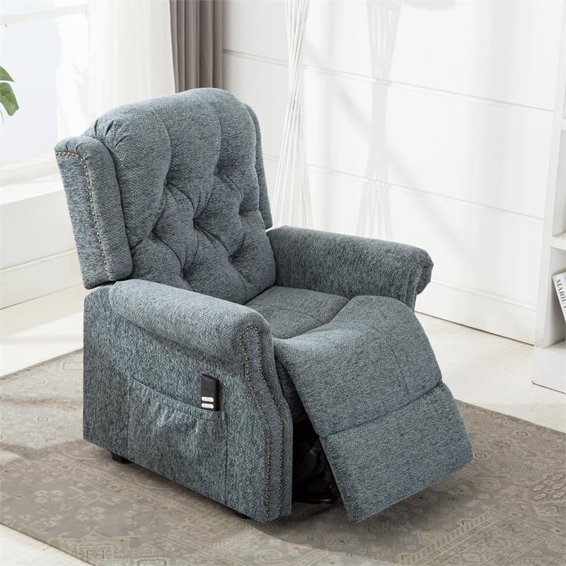 Madison Steel Blue Lift Chair - Comfort Pointe