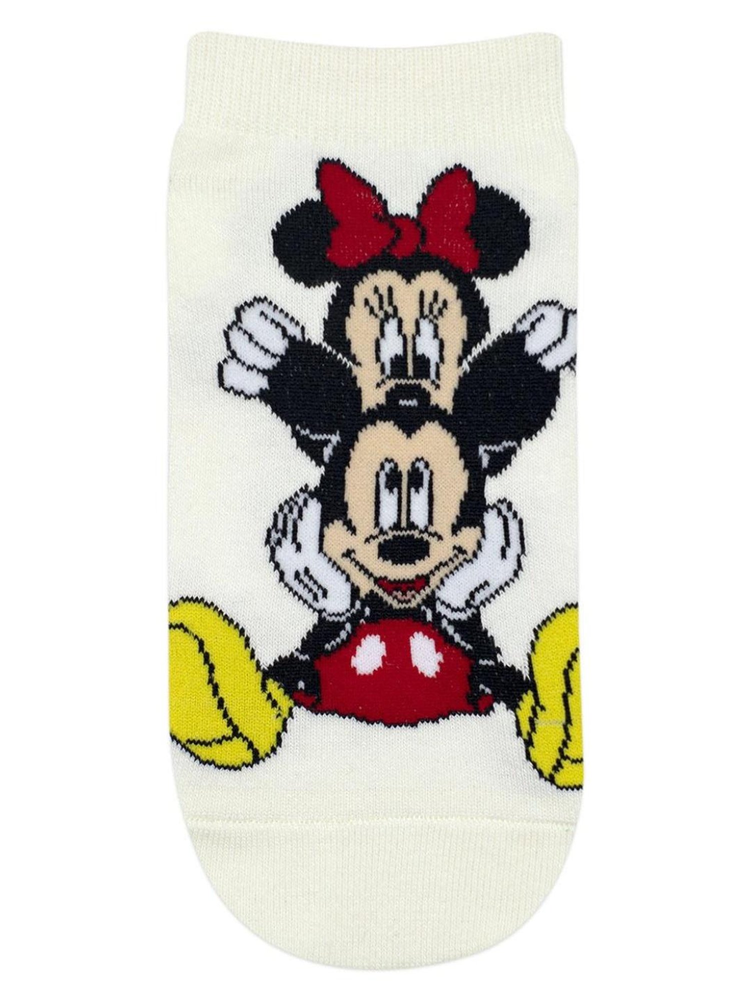 BALENZIA Cream Cartoon Socks (Pack of 3)